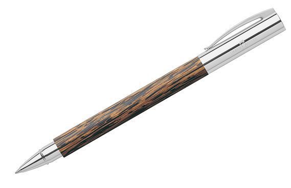 New Faber Castell Coconut Wood Ambition Roller Ball Pen (148120)