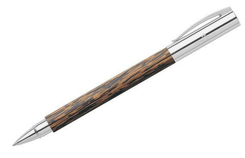 New Faber Castell Coconut Wood Ambition Roller Ball Pen (148120)