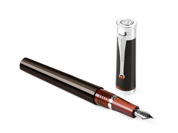 Montegrappa Desiderio Chocolate Brown 18kt Medium Fountain Pen (ISDET3AW)