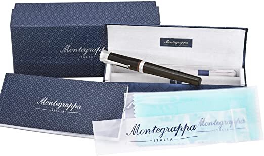 Montegrappa Desiderio Chocolate Brown 18kt Medium Fountain Pen (ISDET3AW)