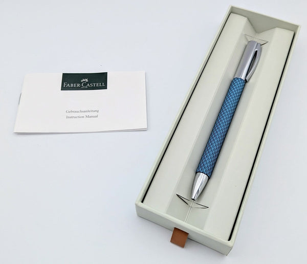 Faber-Castell Ambition OpArt Blue Ocean Ball Point Pen (147095)