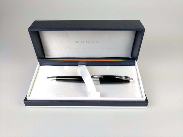 Cross Apogee Black Lacquer Ballpoint Pen (AT0122-02)