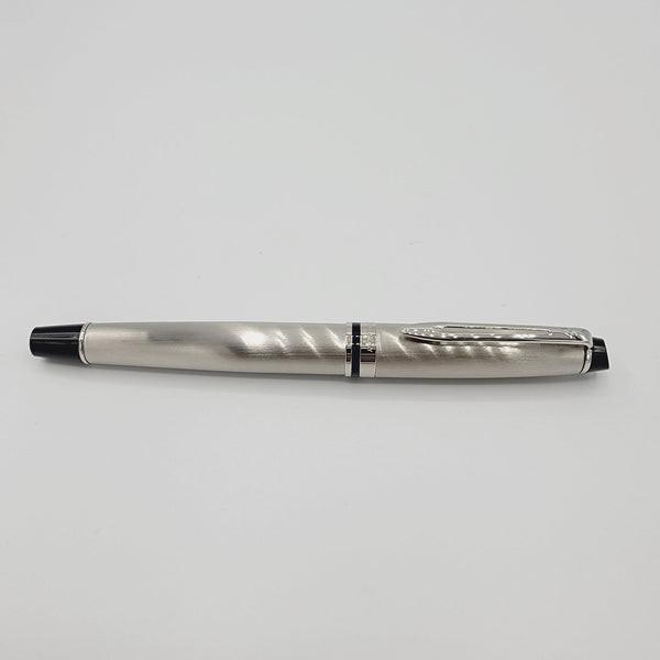 Waterman Expert Brushed Silver CT Medium Fountain Pen (S0952060)