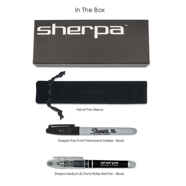 Sherpa Pen Aluminum Classic Passionate Purple and Rose Gold Pen/Sharpie Marker C