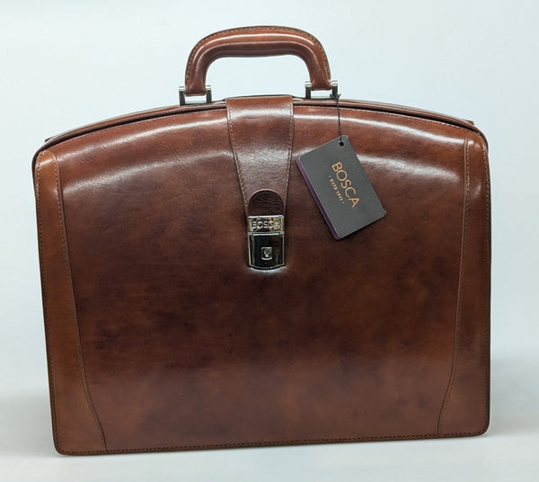 Bosca Partners Old Leather Amber Briefcase #823-27