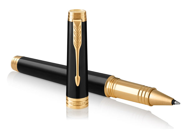 Parker Parker Premier 2016 Edition Black Lacquer and Gold Roller Ball Pen (1931411) freeshipping - Dealports