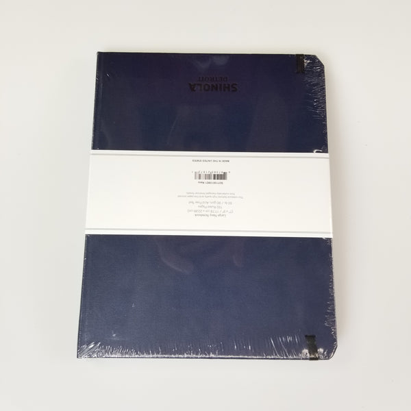 Dealports Shinola Detroit Large Navy Notebook - Made in the USA (S0710010921) freeshipping - Dealports