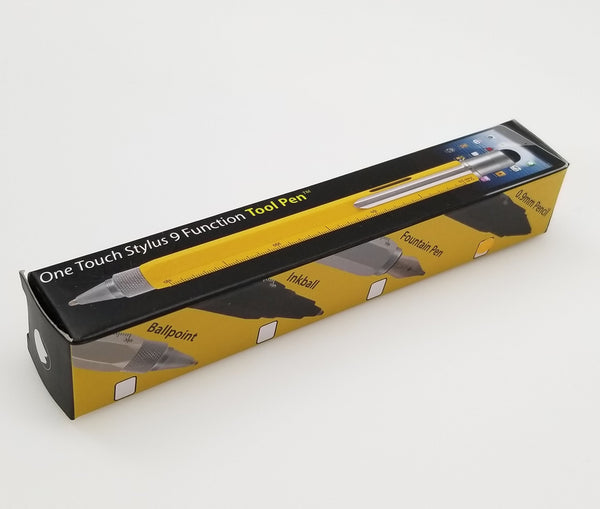 Monteverde Monteverde One Touch Stylus 9 Function Tool .9mm Pencil Yellow (MV35242) freeshipping - Dealports