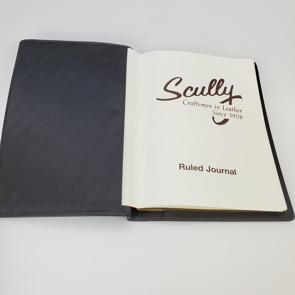 Scully Scully Black Plonge Leather Journal (1050R) freeshipping - Dealports