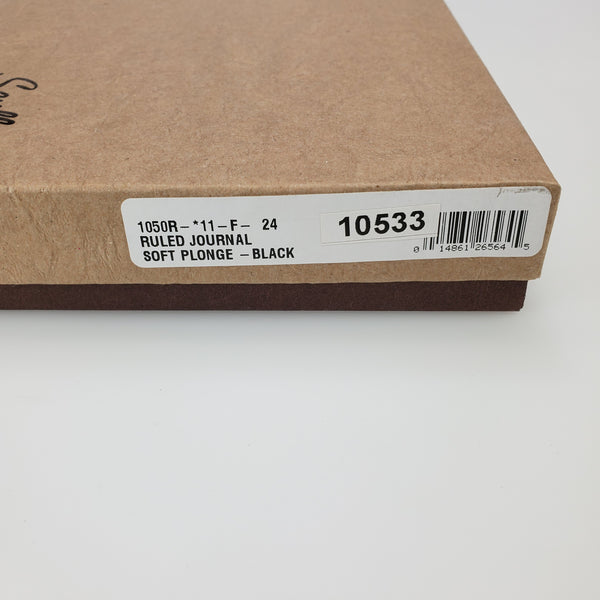 Scully Scully Black Plonge Leather Journal (1050R) freeshipping - Dealports