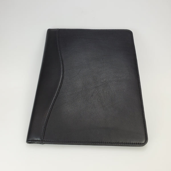 Scully Scully Black Plonge Leather Writing Pad Cover (5012) freeshipping - Dealports