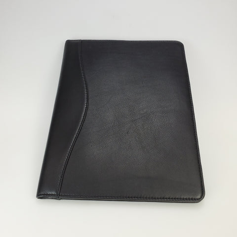 Scully Scully Black Plonge Leather Writing Pad Cover (5012) freeshipping - Dealports