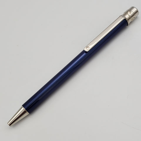 Cartier NEW Cartier Santos Blue and Palladium Ballpoint Pen (OP000036) freeshipping - Dealports