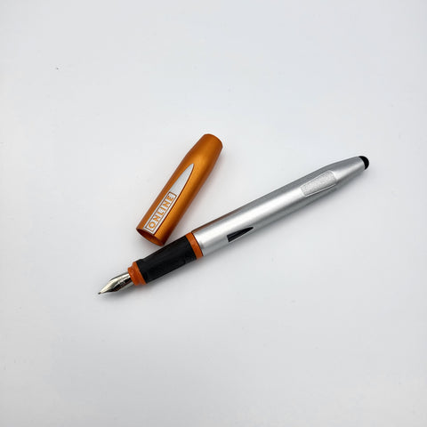 ONLINE of Germany ONLINE of Germany "Switch" Fountain Pen/Touchscreen Stylus - Orange/Satin Silver freeshipping - Dealports