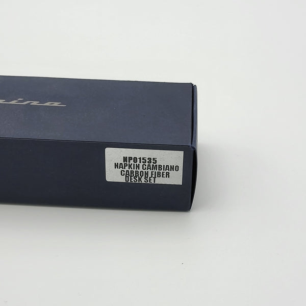 Pininfarina Cambiano Forever Pencil Set Carbon Black w/Ethergraf Tip