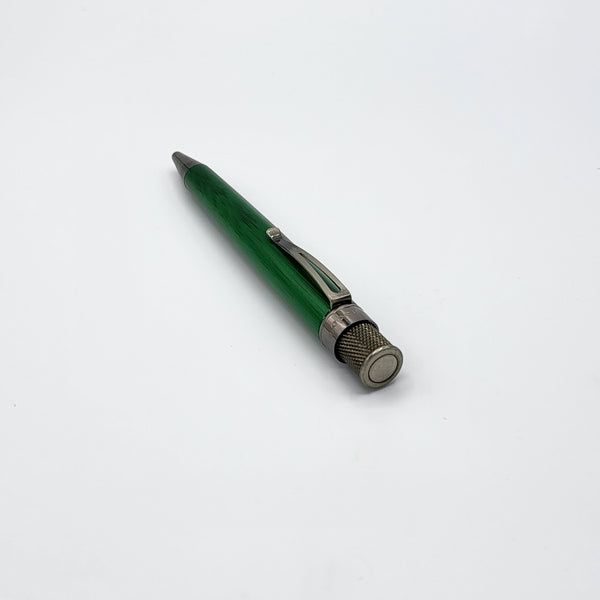 Retro 51 Green Painted Bamboo Tornado "Artist Proof" Roller Ball Pen
