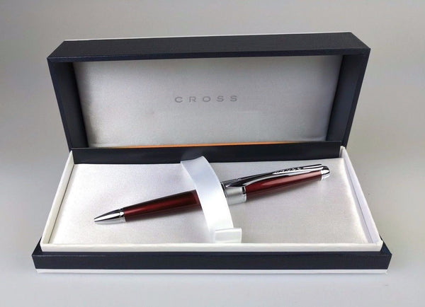 Cross Cross Apogee Titan Red Lacquer Ballpoint Pen (AT0122-3) freeshipping - Dealports