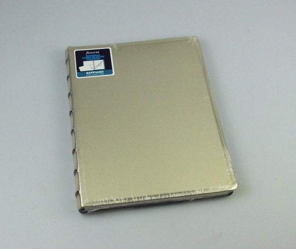Filofax Filofax A5 Refillable Notebook Saffiano Metallic Gold (115036) freeshipping - Dealports