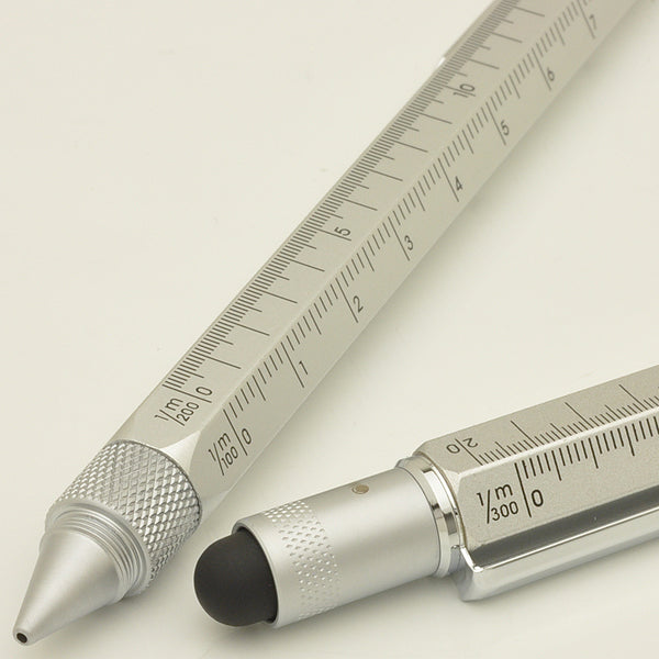 Monteverde Monteverde One Touch Stylus 9 Function Tool .9mm Pencil Silver (MV35241) freeshipping - Dealports