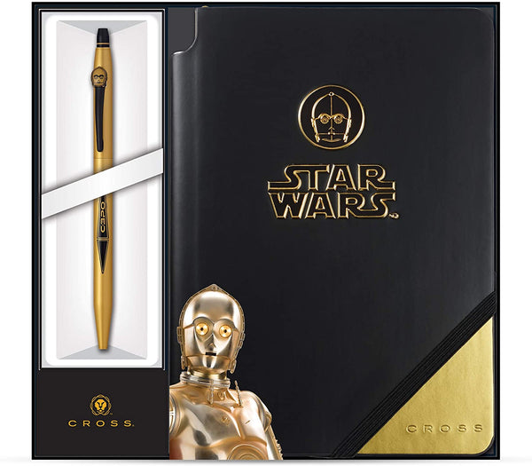 Cross Cross Click Jotzone Star Wars C3PO Pen + Notebook Set AT0625SD-16/1 freeshipping - Dealports