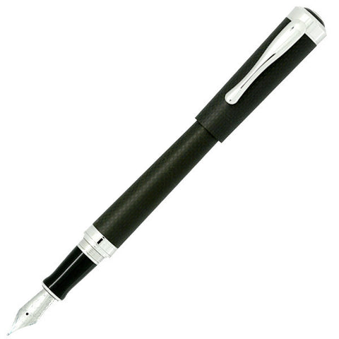 5280 5280 Aspen Matte Carbon Fiber w/Rhodium Fine Fountain Pen freeshipping - Dealports