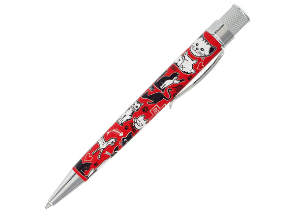 Retro 51 Cat Rescue Tornado Roller Ball Pen (VRR-1612)
