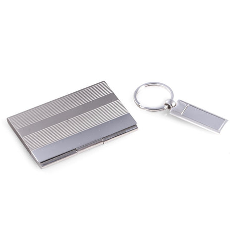 Bey-Berk Bey-Berk Model D995 Gift Set Business Card Case & Key Ring freeshipping - Dealports