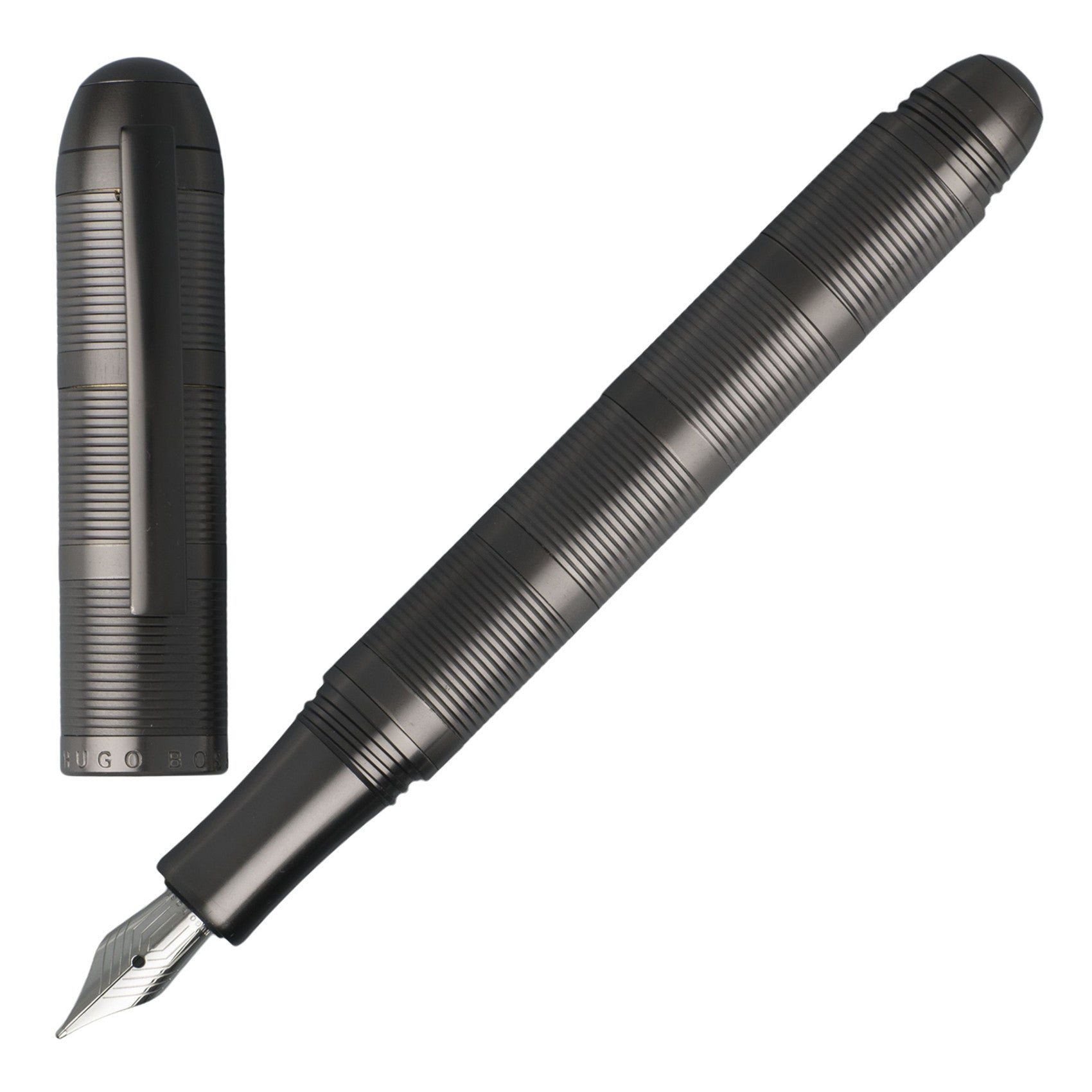 Hugo Boss Hugo Boss Sequence Gunmetal Medium Fountain Pen freeshipping - Dealports