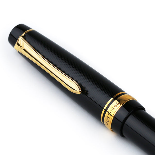 Pilot Justus 95 Resin Fountain Pen Fine 14kt Adjustable Nib (#60591)