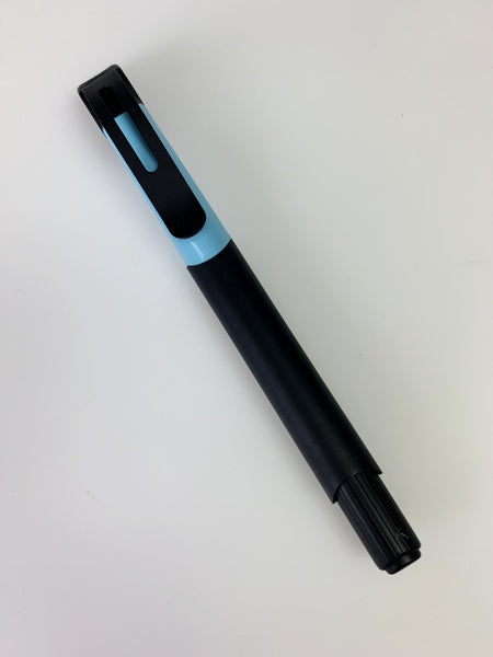 ONLINE of Germany ONLINE of Germany Academy Soft Touch Black/Sky Blue Medium Fountain Pen freeshipping - Dealports