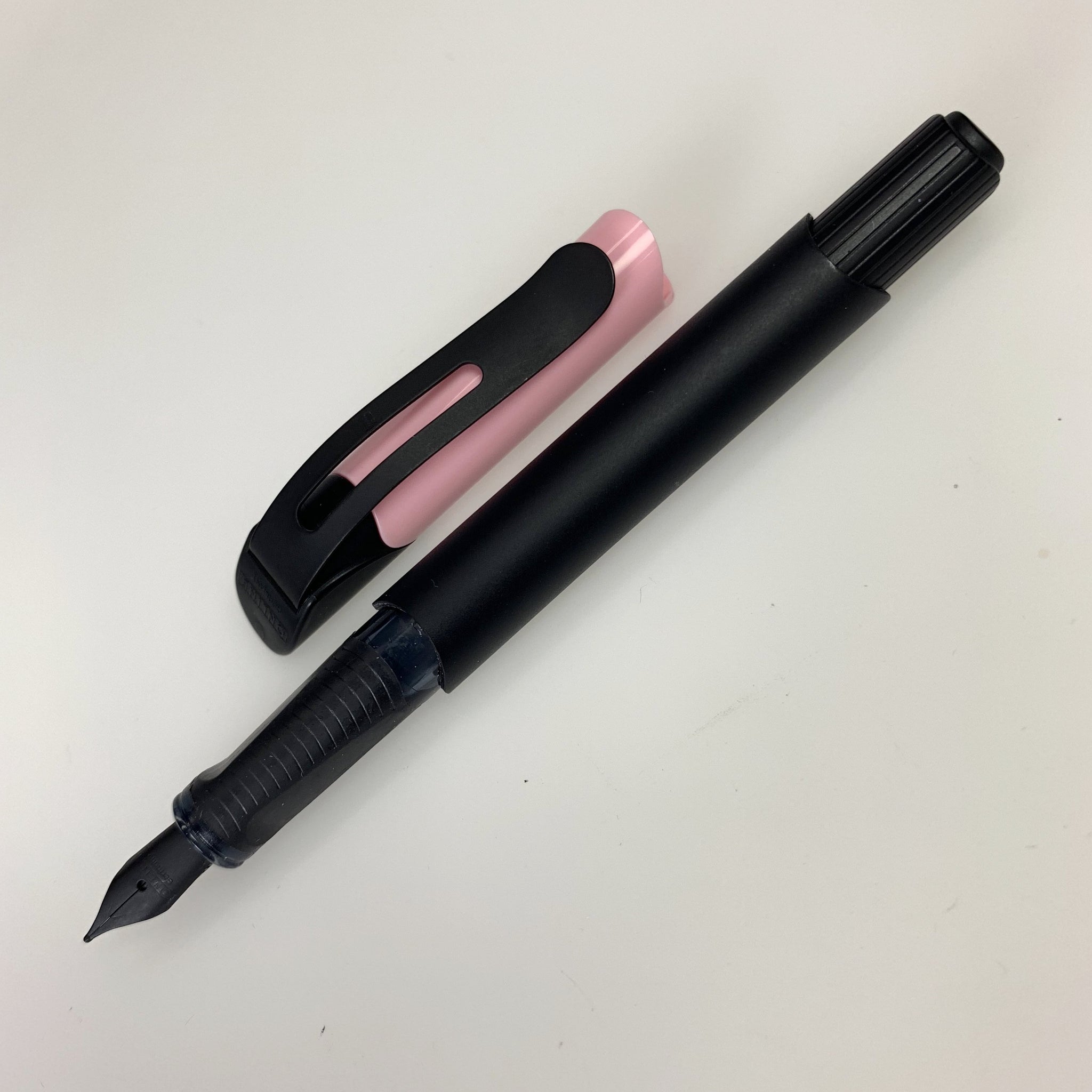 ONLINE of Germany ONLINE of Germany Academy Soft Touch Black/Pink Medium Fountain Pen freeshipping - Dealports