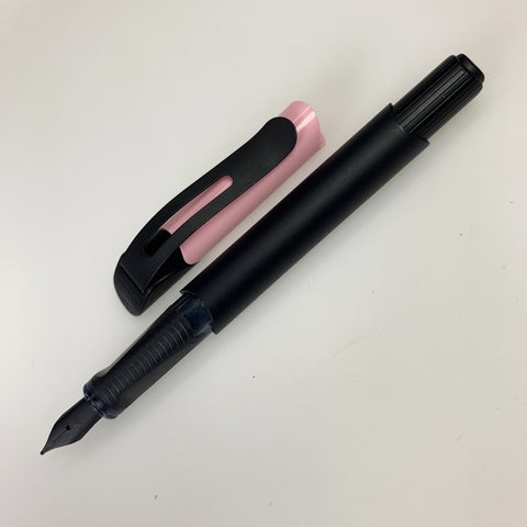 ONLINE of Germany ONLINE of Germany Academy Soft Touch Black/Pink Medium Fountain Pen freeshipping - Dealports