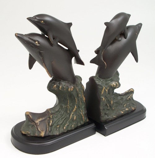 Bey-Berk Bey-Berk Model R10V Dolphin Bookends freeshipping - Dealports