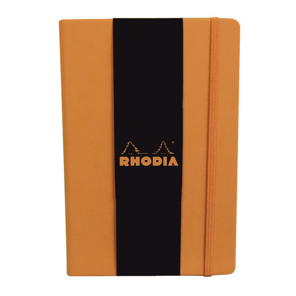 Rhodia Rhodia (R118608) 5 1/2" x 8 1/4" Webnotebook (Lined Paper) w/Orange Cover freeshipping - Dealports