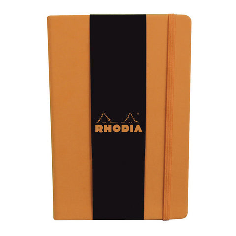 Rhodia Rhodia (R118608) 5 1/2" x 8 1/4" Webnotebook (Lined Paper) w/Orange Cover freeshipping - Dealports